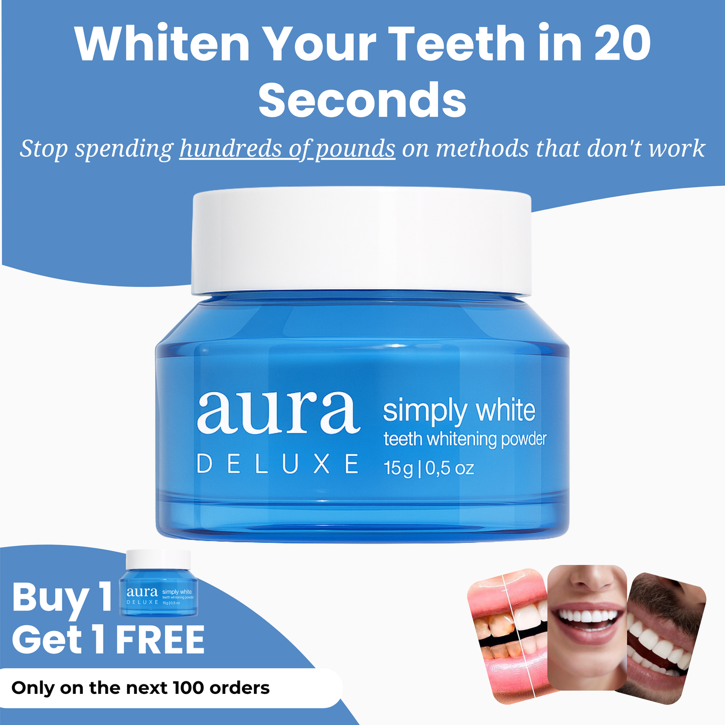Aura - Teeth Whitening Powder
