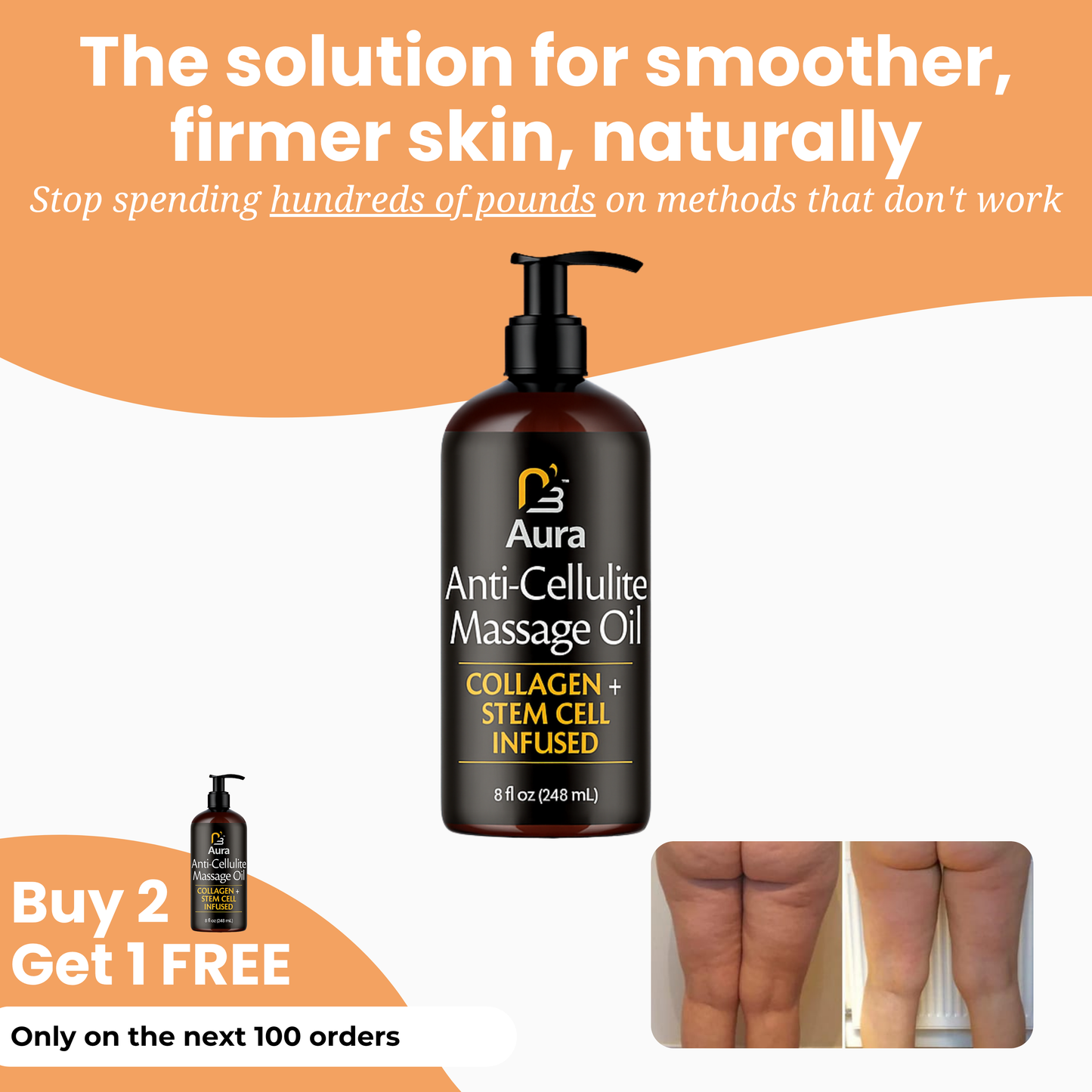 Aura Anti-Cellulite Massage Oil